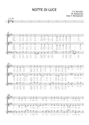 Notte di Luce Sheet Music for Synthesizer (Solo) | MuseScore.com