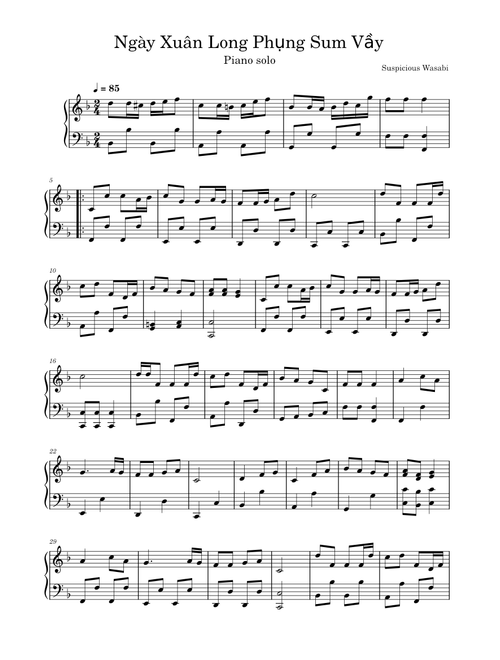 Ngày xuân long phụng sum vầy – Unknown author Ngày xuân long phụng sum vầy - ngay xuan long phung sum vay