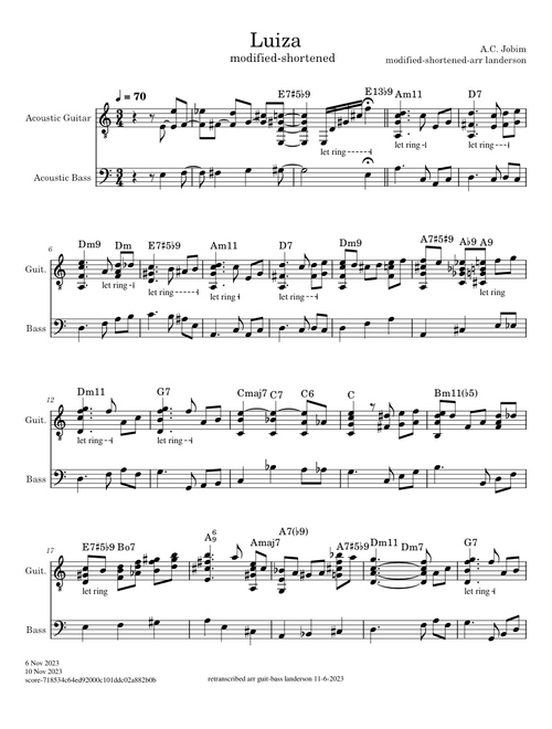 Luiza – Antônio Carlos Jobim