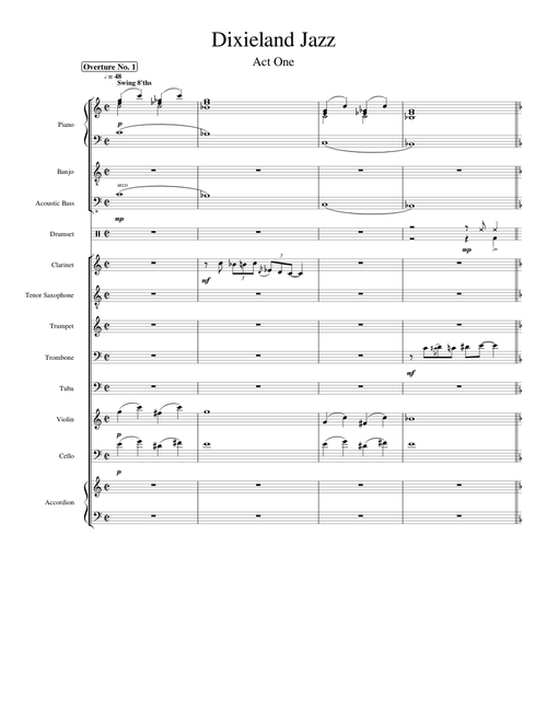 Dixieland Act I (Old Draft)