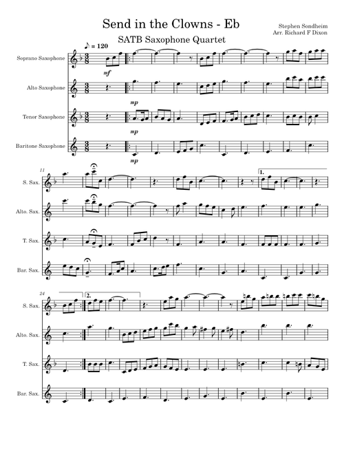 Send In The Clowns (from A Little Night Music) – Stephen Sondheim