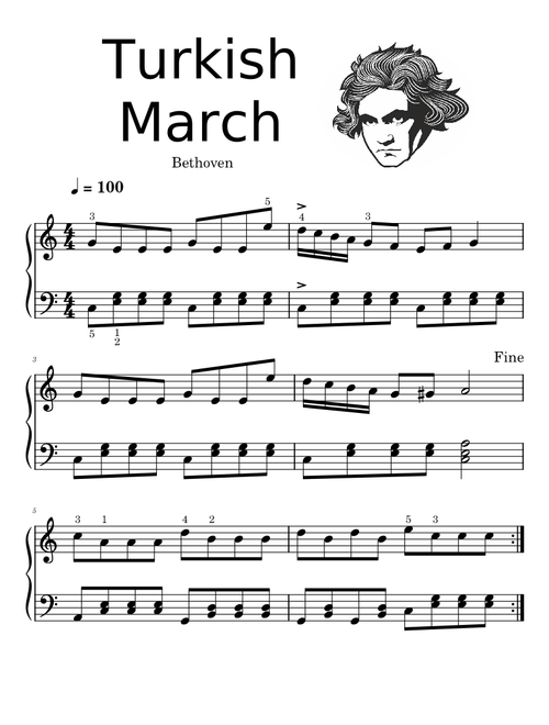 Turkish march – Ludwig van Beethoven