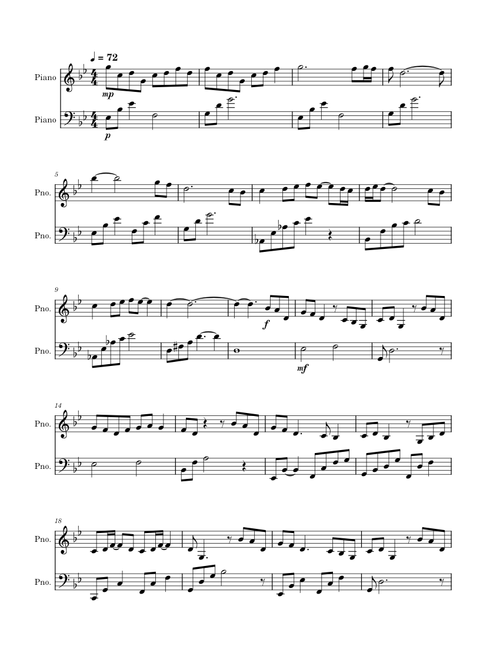 Unsullied – Piano Solo