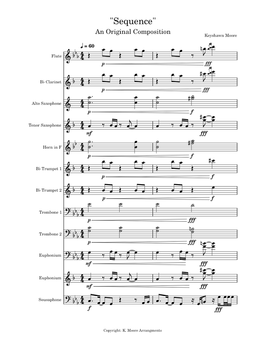 "Sequence" Keyshawn Moore piano tutorial