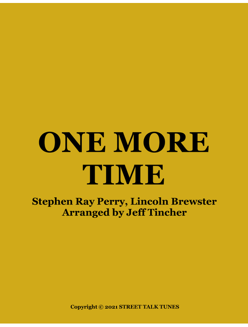 One More Time (Arr. Jeff Tincher) - Steve Perry (Piano Vocal)