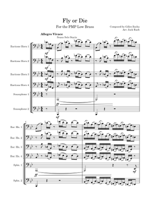 Fly or Die – Gilles Rocha Sheet Music for Trombone (Solo