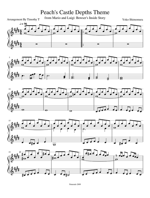 Peach's Castle Depths Theme