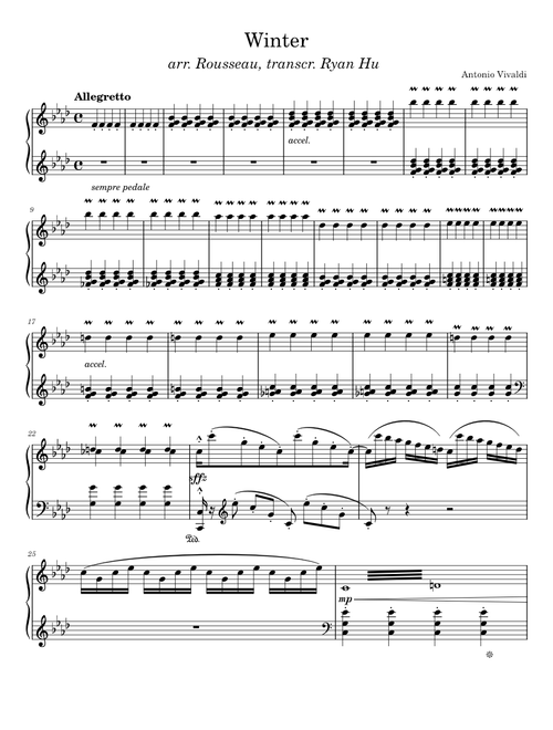 Winter - Vivaldi – Antonio Vivaldi