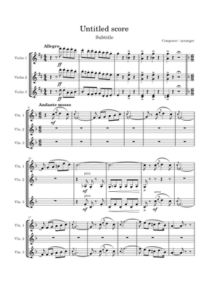 Don Pasquale – Gaetano Donizetti : Overture Sheet Music for