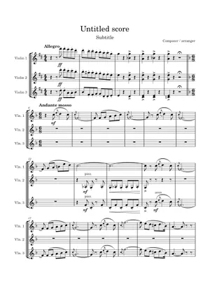 Don Pasquale – Gaetano Donizetti : Overture Sheet Music for Don Pasquale – Gaetano Donizetti : Overture Sheet Music for