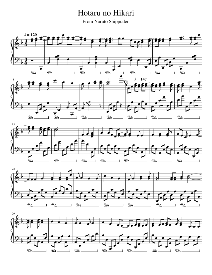 Hotaru no Hikari Sheet Music for Piano (Solo) | MuseScore.com