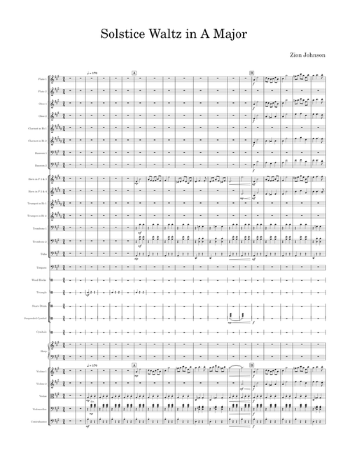 Solstice Waltz in A for Orchestra Op. 6 pt 2