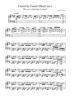 Camel by Camel – Sandy Marton - Ankha Sheet Music for Piano (Solo ...