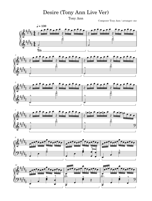 DESIRE – Tony Ann