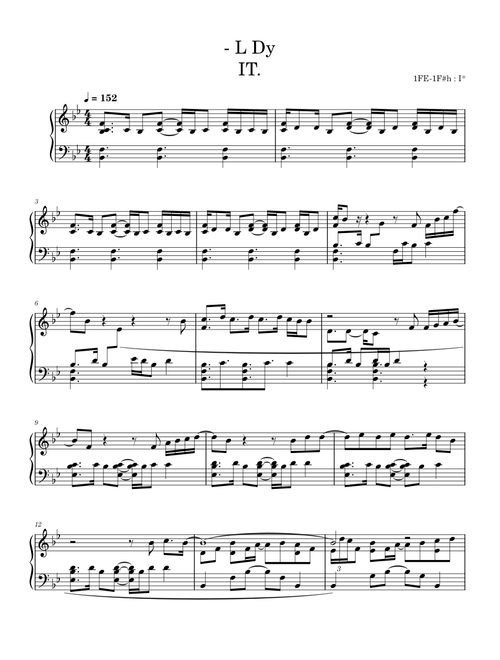 tiwawa_1027 | Free sheet music | Download PDF or print on