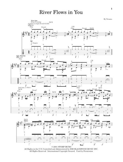 River Flows In You - Yiruma (Solo Guitar)