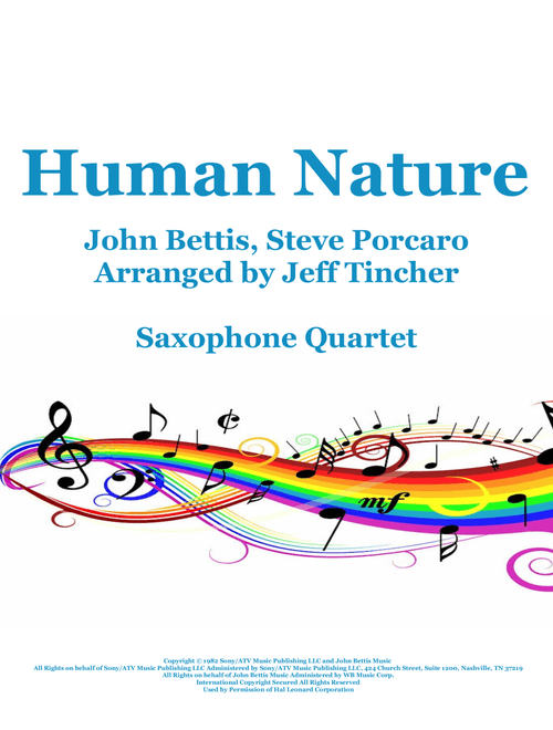 Human Nature (Arr. Jeff Tincher) - Michael Jackson (Woodwind Ensemble)