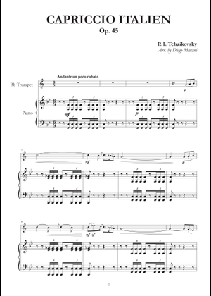 TCHAIKOVSKY - Capriccio Italien, Op. 45 Sheet Music for Trombone
