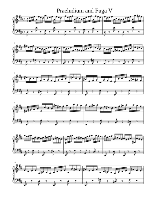 Prelude and Fugue in D minor, BWV 851 – Johann Sebastian Bach (1685 - 1750)