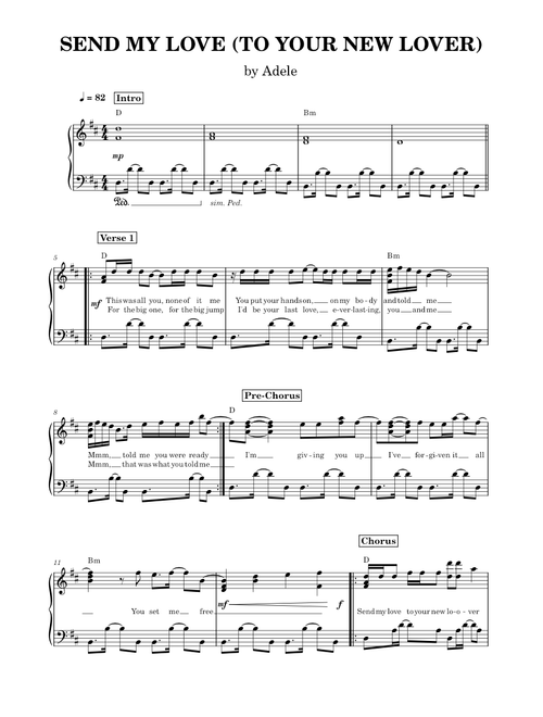 Send My Love  - Adele