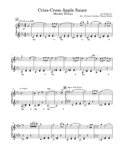 Criss-Cross Apple Sauce – AJ DiSpirito , from "Murder Drones"