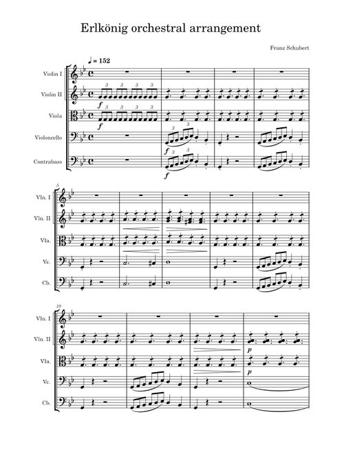 Erlkönig orchestral arrangement