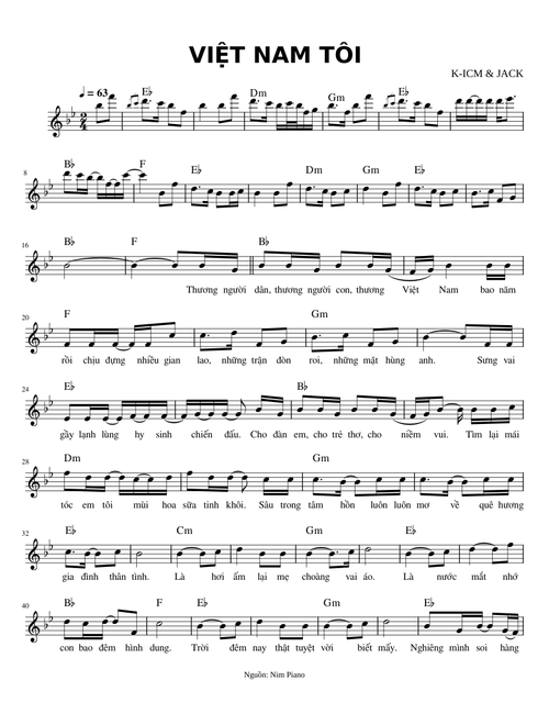 Việt Nam Tôi – Jack, K-ICM