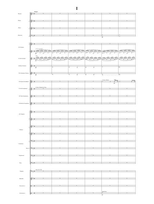 Piano Sonata No. 14, Adagio Sostenuto, Concert Band - Ludwig van Beethoven