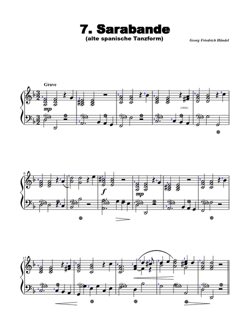 Georg Friedrich Händel - Sarabande