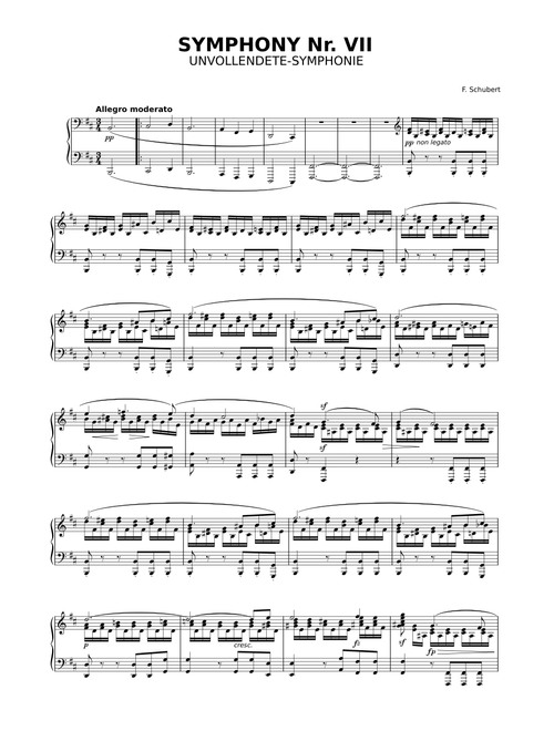 Symphony No. 8 – Franz Schubert