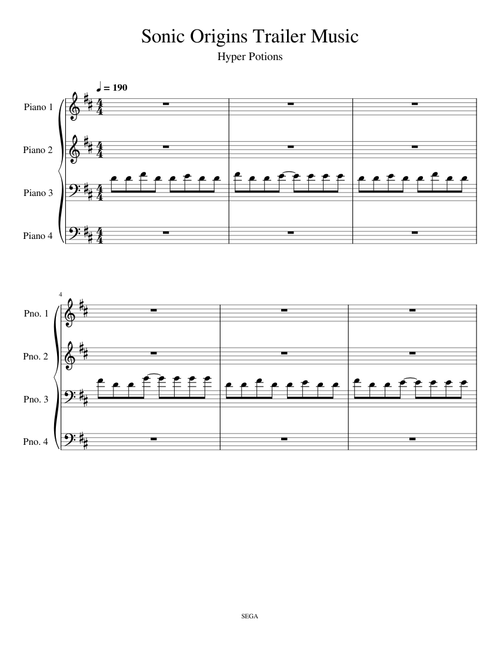 Sonic Origins Trailer Music