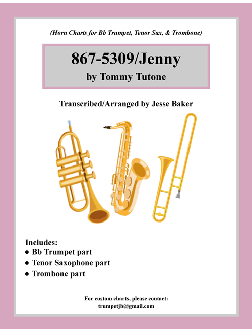 867-5309/jenny (Arr. Jesse Baker) - Tommy Tutone (Cover Band)