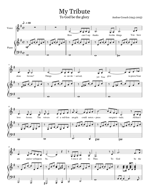 My Tribute Voice