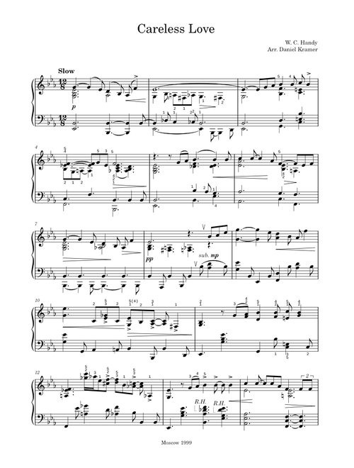 Careless Love – W. C. Handy