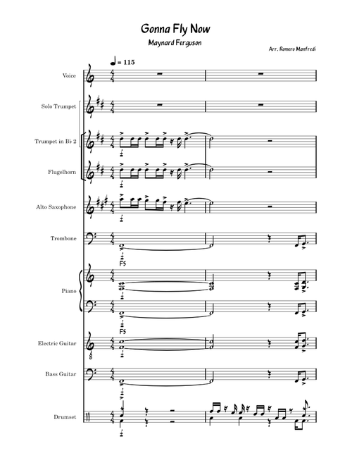 Gonna fly now – Bill Conti Gonna fly now – Maynard Ferguson