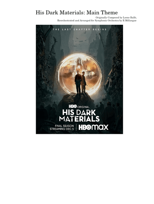 His Dark Materials Main Theme (Reorchestrated)