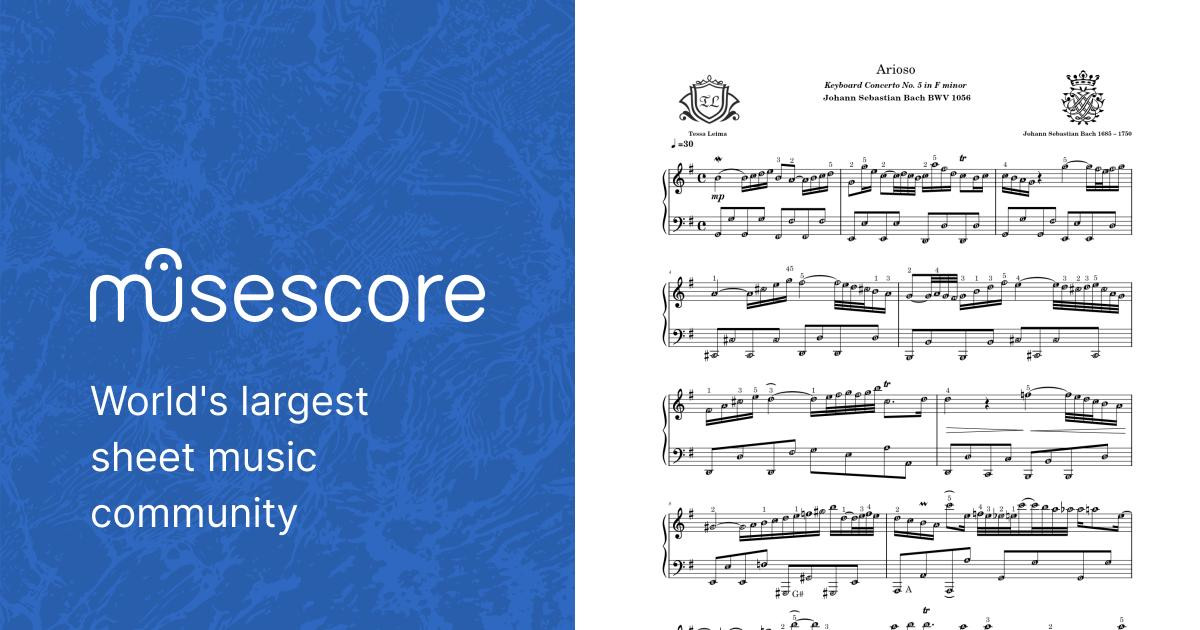 吏奏ページ Harpsichord Concerto No. 5, BWV 1056 – Johann Sebastian Bach