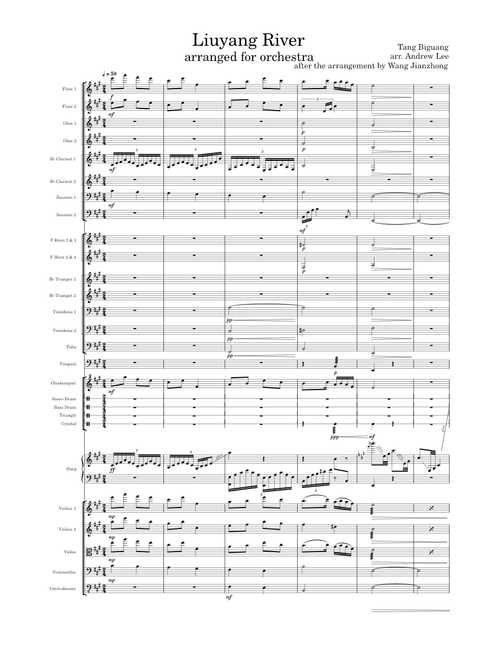 [WIP] [Orch.] Liuyang River