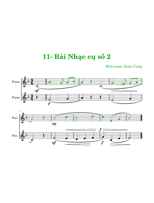 11- Nhạc cụ 2 – Âm nhạc 11 KNTT