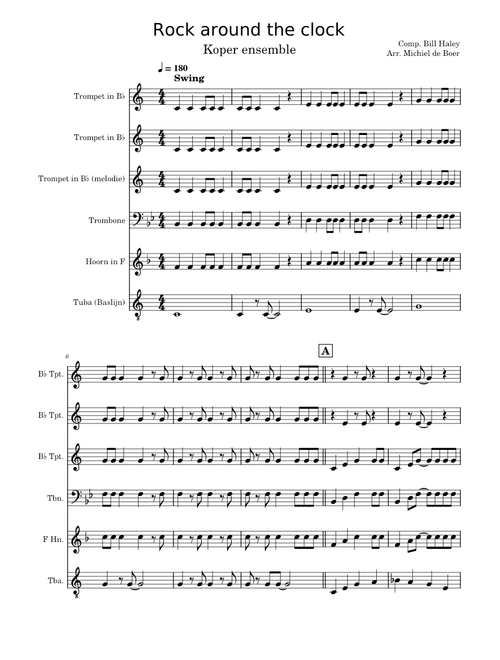 Rock around the clock – Bill Haley & His Comets