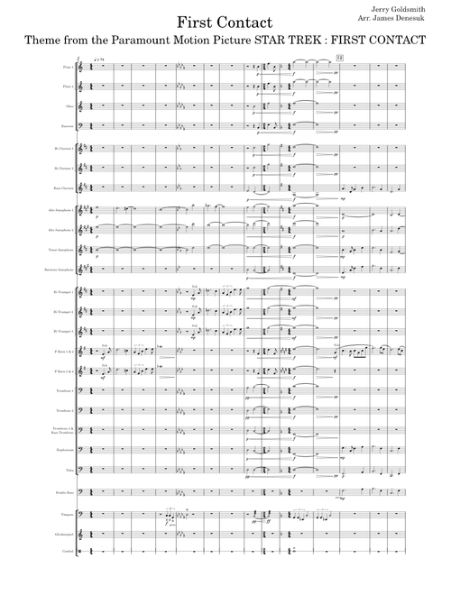 Star Trek - First Contact Main Title for Wind Ensemble