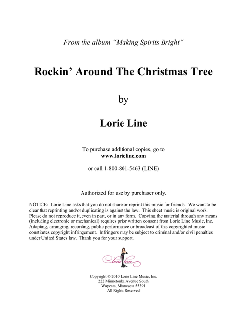 Rockin' Around The Christmas Tree (Arr. Lorie Line) - LeAnn Rimes (Piano Solo)