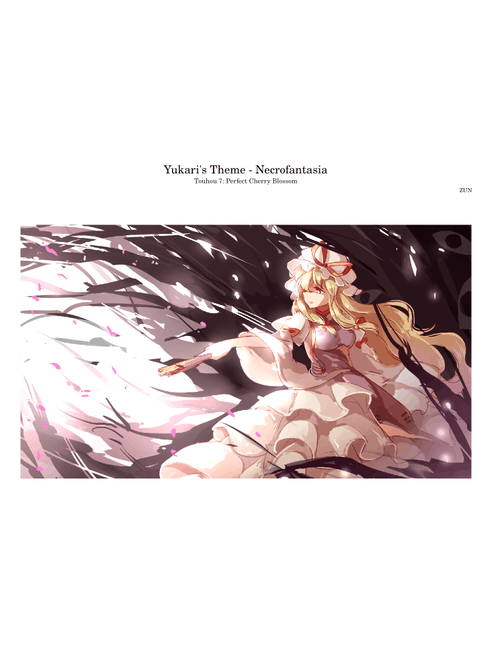 Touhou 7: Yukari's Theme - Necrofantasia