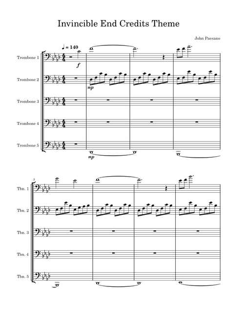 Invincible End Credits Theme – John Paesano