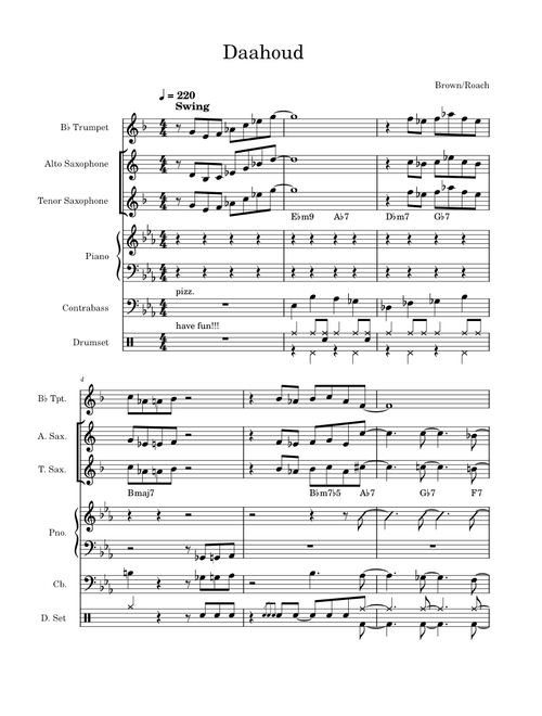 Daahoud – Clifford Brown Daahoud