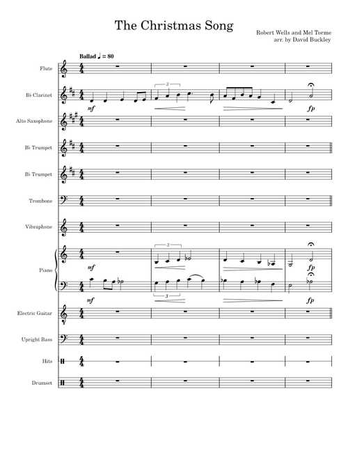 The christmas song – Mel Tormé (Chestnuts Roasting on an Open Fire) Jazz with lyrics