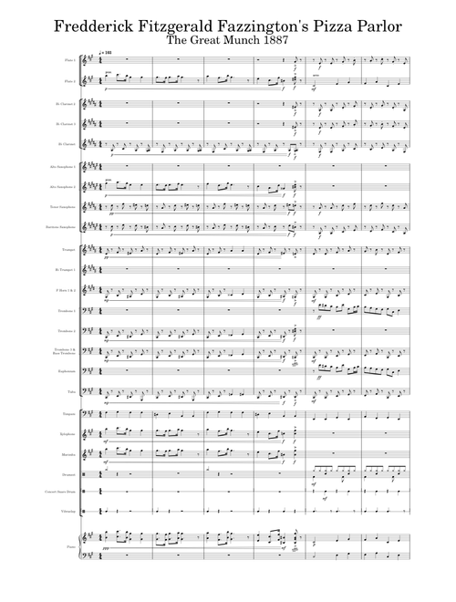 Five Nights At Freddy's Song - The Living Tombstone | Concert Band Arrangement