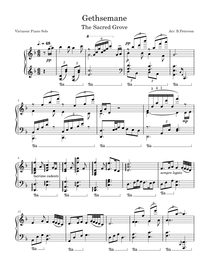 gethsemane-sheet-music-for-piano-solo-musescore-com for My Own Sacred Grove Sheet Music Pdf Free Printable Gethsemane Sheet Music for Piano (Solo) | MuseScore.com for My Own Sacred Grove Sheet Music Pdf Free Printable