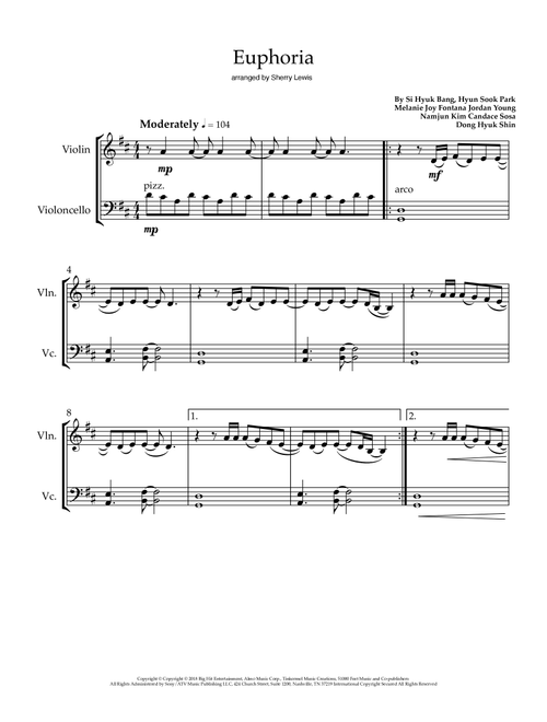 Euphoria (Arr. Sherry Lewis) - BTS (Instrumental Duet)