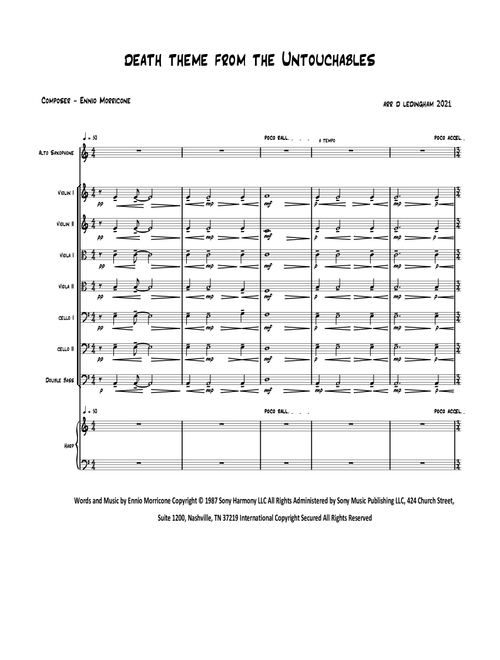 Death Theme (Arr. Musiscorz) - Ennio Morricone (String Ensemble)